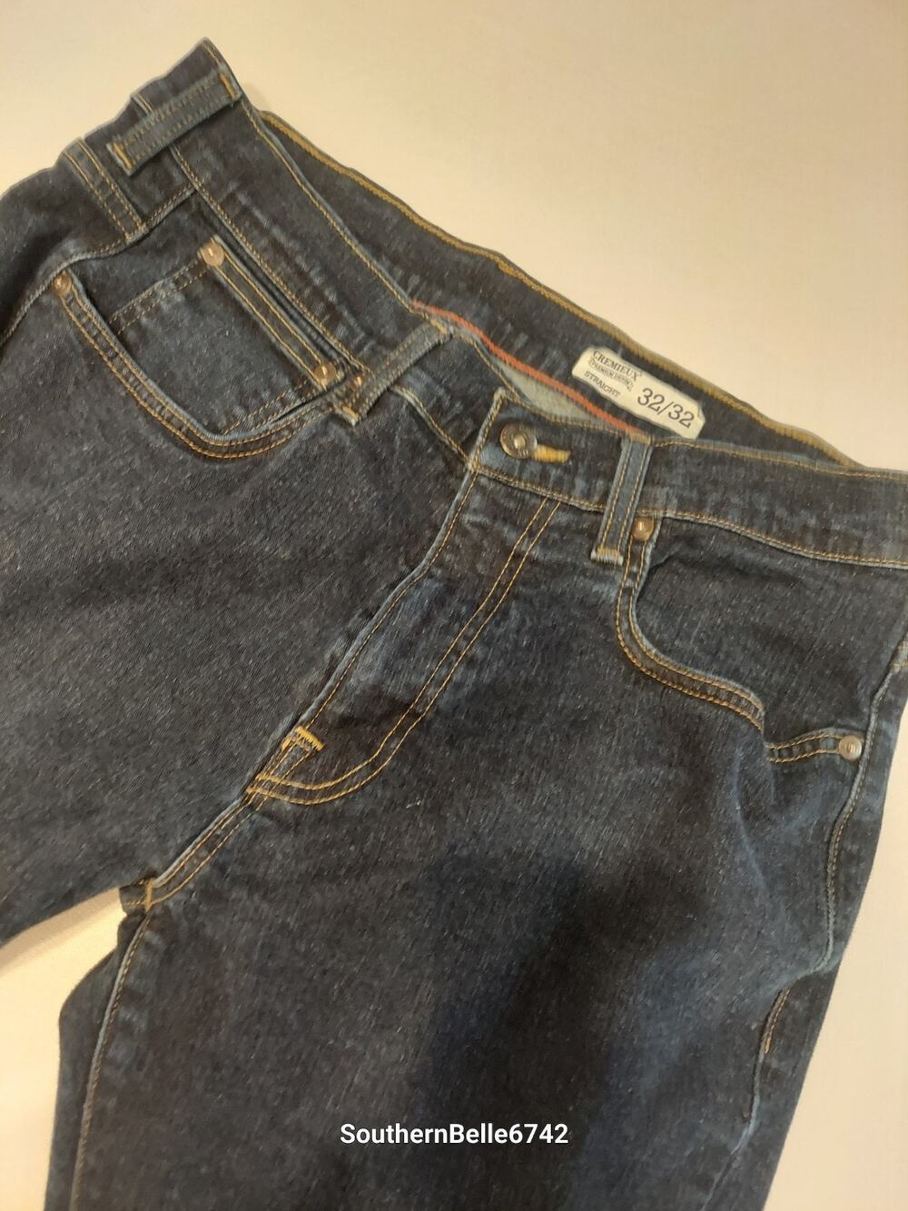 Daniel Cremieux Premium Denim Men's Jeans Straight Fit Size 32 x 32 Fit 32 x 30